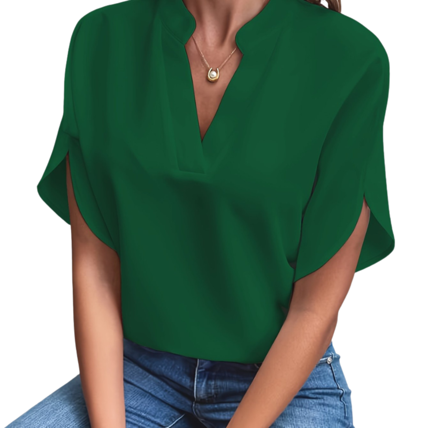 Damen Sommerbluse | Leicht & Atmungsaktiv | Elegantes Design | Luftiger Stoff