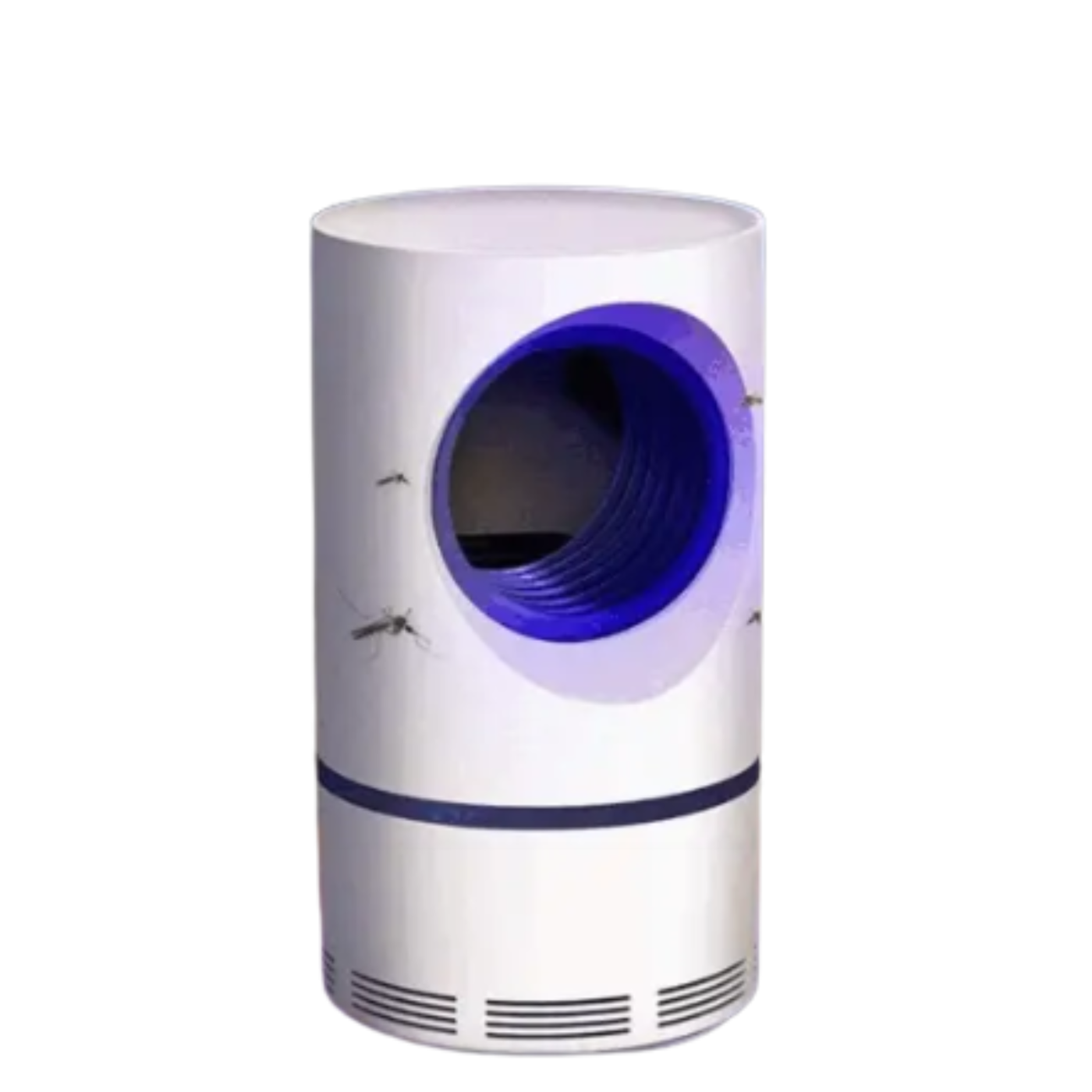 1+1 Gratis | Mücken- & Fliegenfalle | Leise 35 dB | Violettes LED-Licht | USB Wiederaufladbar