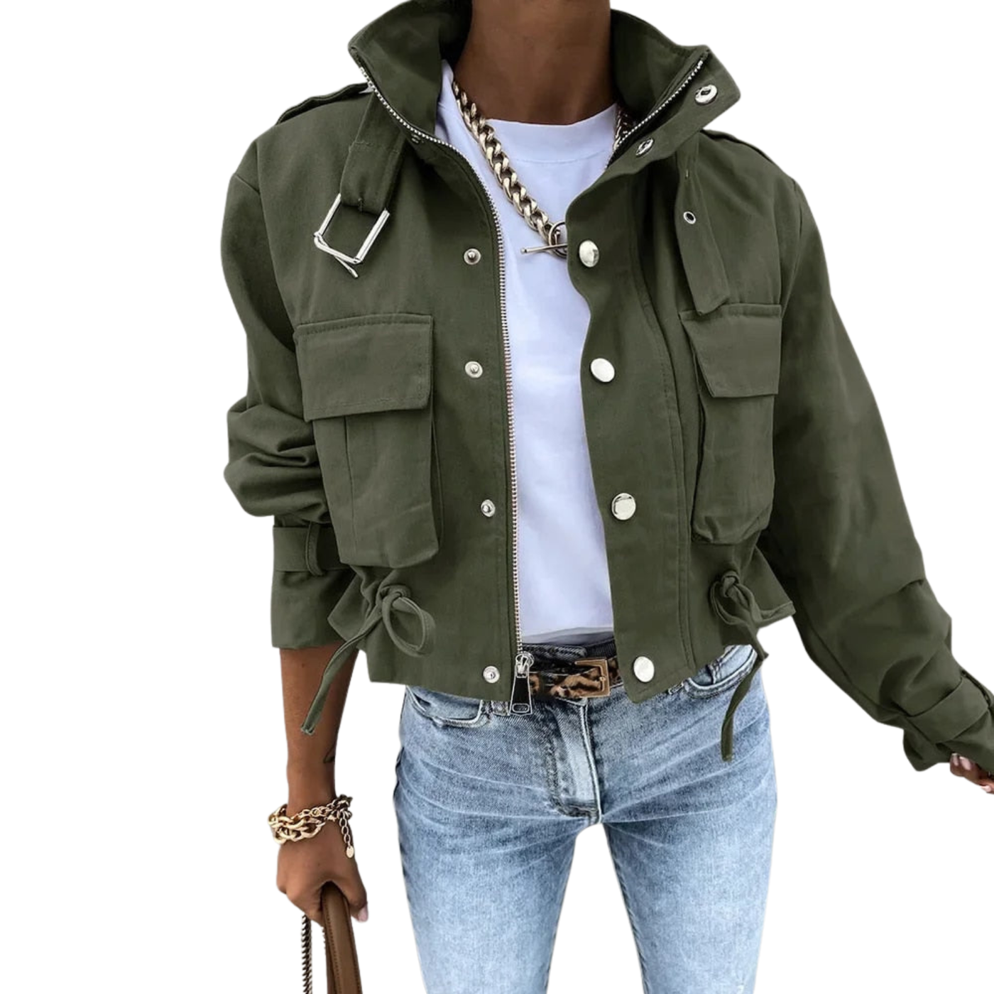 Damen Übergangsjacke Frühling Charme | Leichte Jacke mit Taschen | Frühling & Alltag