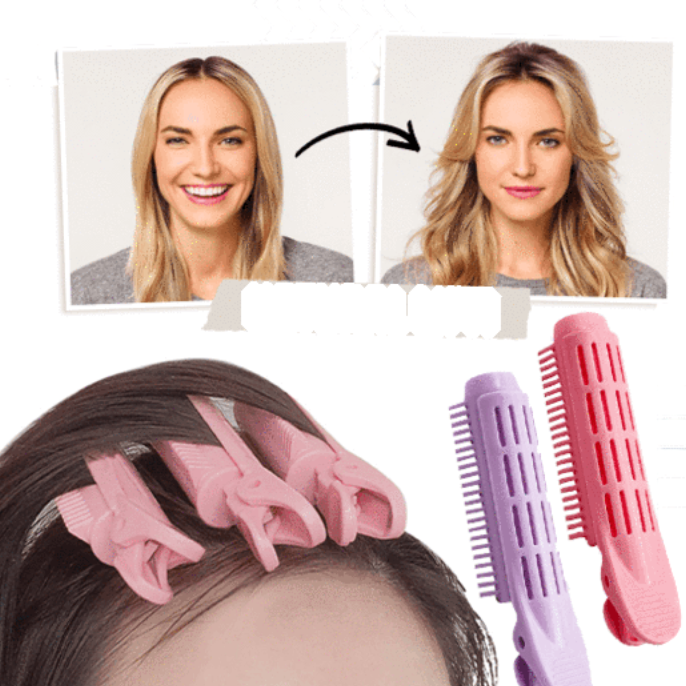 (2+2 Gratis) VolumeClip™ Haarwurzel Volumen Clip