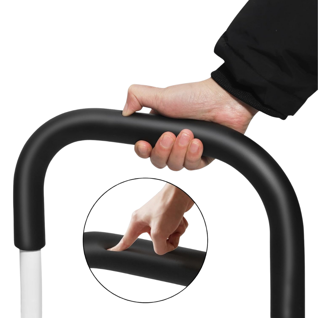 Bettstütze für Senioren | Höhenverstellbar | Rutschfester Griff & Aufbewahrungstasche