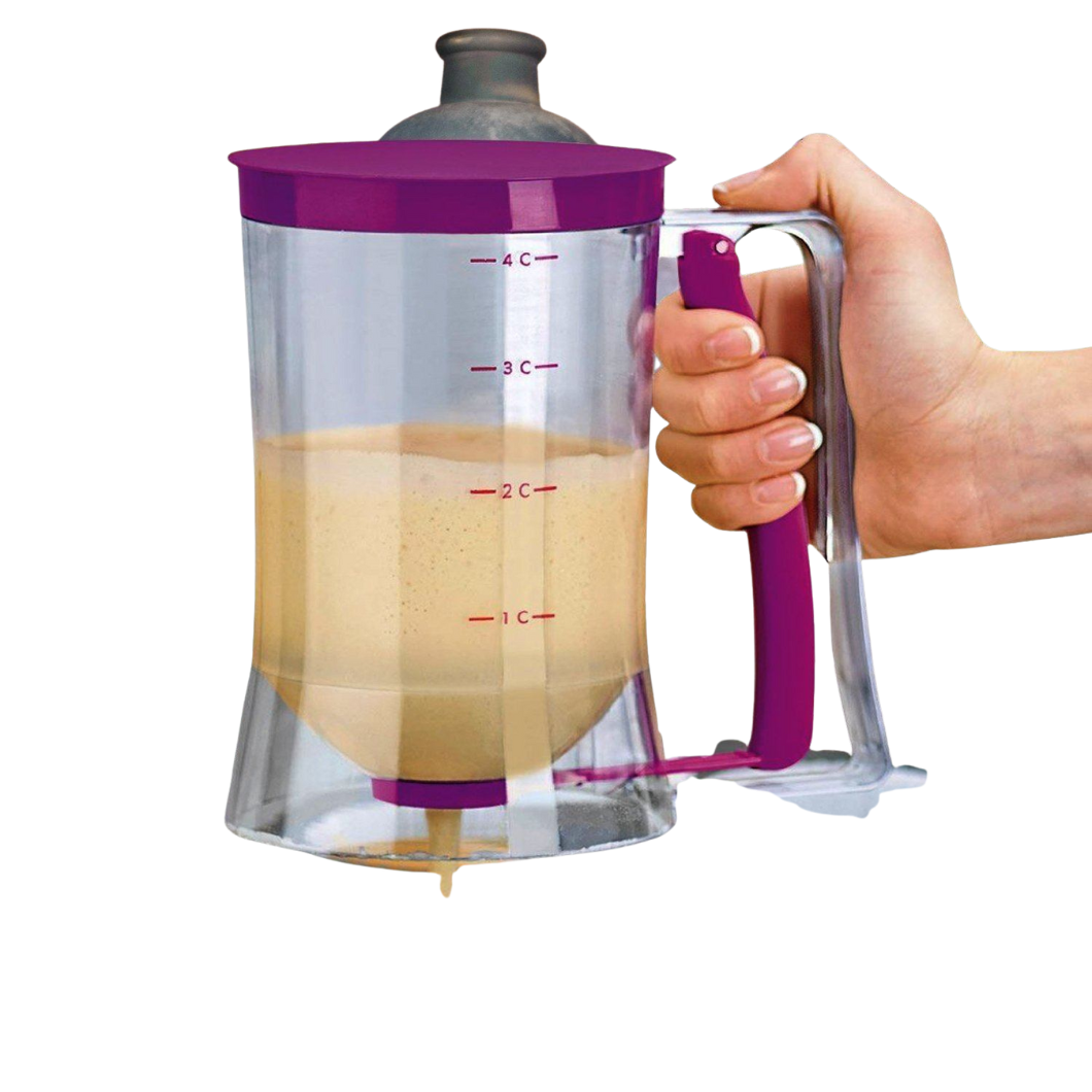 Teigspender für Pfannkuchen & Muffins | Präziser Dosierer | BPA-frei & Spülmaschinenfest