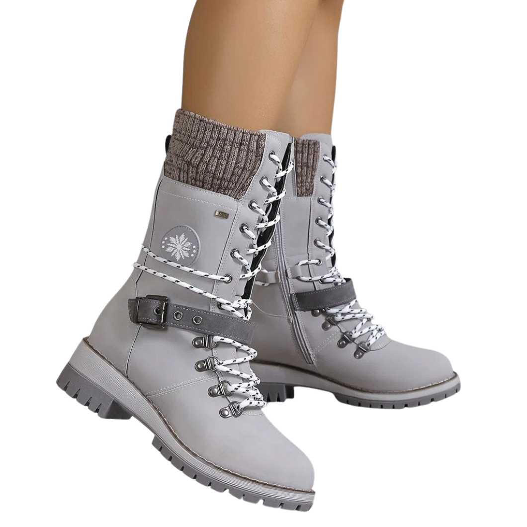 Damen Luxuriöse Winterstiefel | Warm & Wasserdicht | Premium-Materialien | Stilvoll & Komfortabel