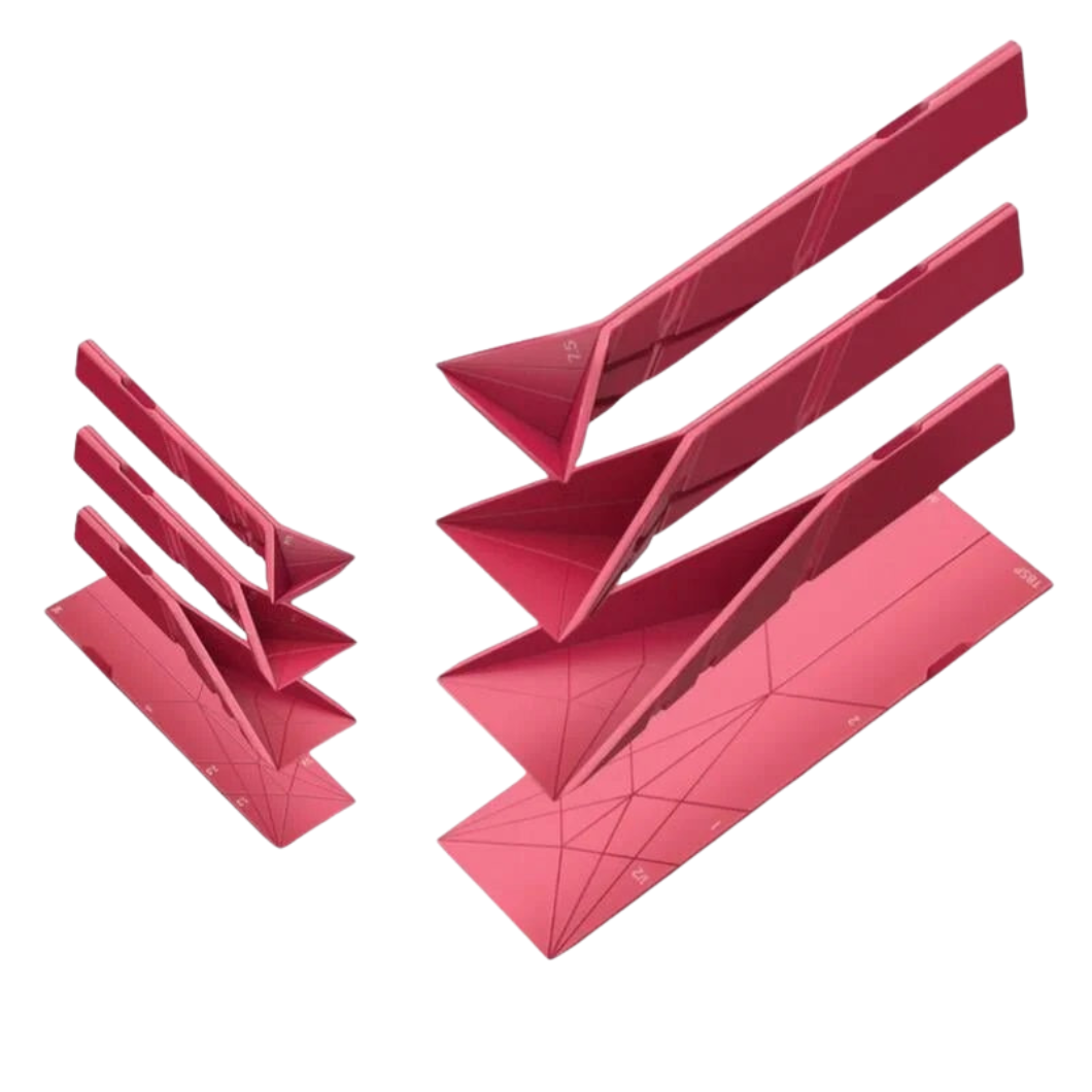 3-in-1 Faltbare Messlöffel | Magnetisch & Platzsparend | Für Trockene & Flüssige Zutaten | 6-in-1 Set