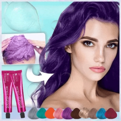 Haarfärbe-Shampoo | All-in-One Anwendung ohne Bleichen | Langanhaltende Farbe & Pflege in 20 Minuten