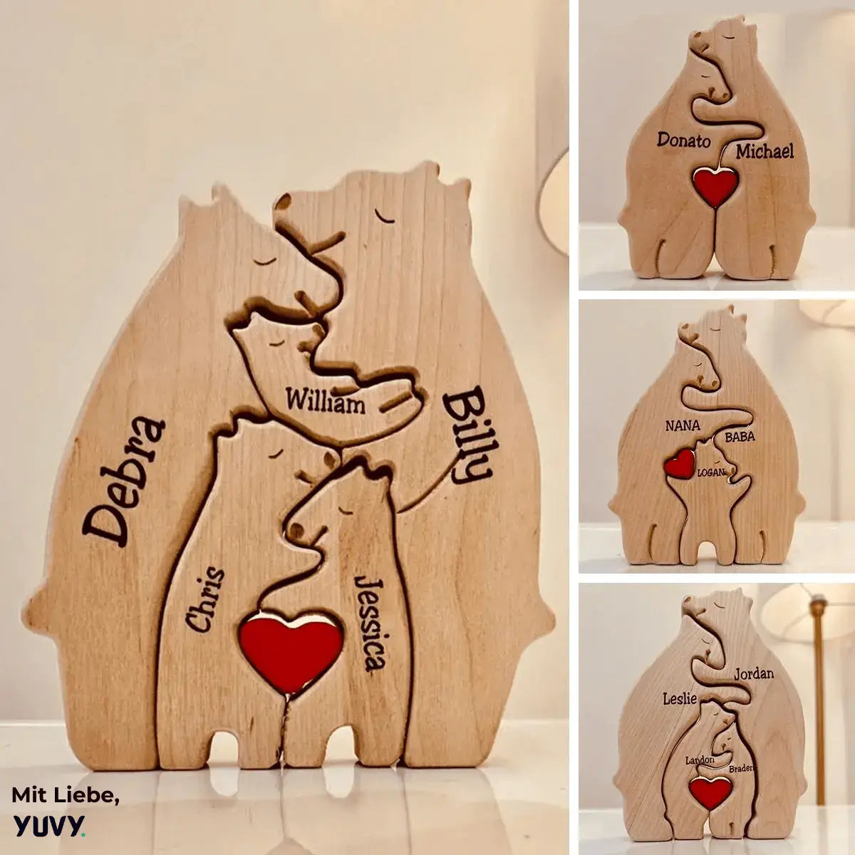 BärenHalt™ Personalisiertes Liebesgeschenk