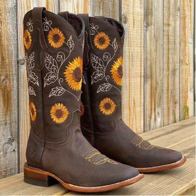 "Stella" Lässige Cowboy Boots