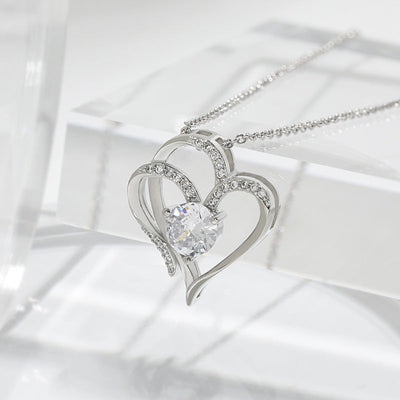 Diamanten Liebes Herz Halskette