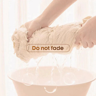 Sofaüberwurf aus Plüsch | Rutschfest | Dickes Kaninchenfell-Design | Waschbar & Weich