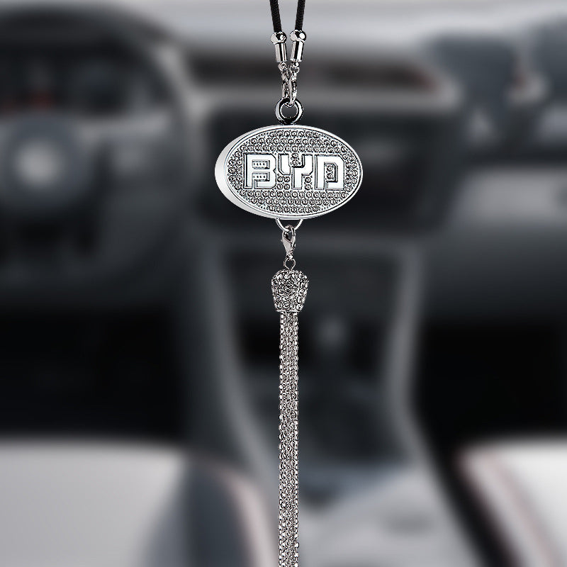 Auto-Logo Parfüm-Anhänger | Kristall & Zinklegierung | Funkelnde Dekoration & Geschenkidee