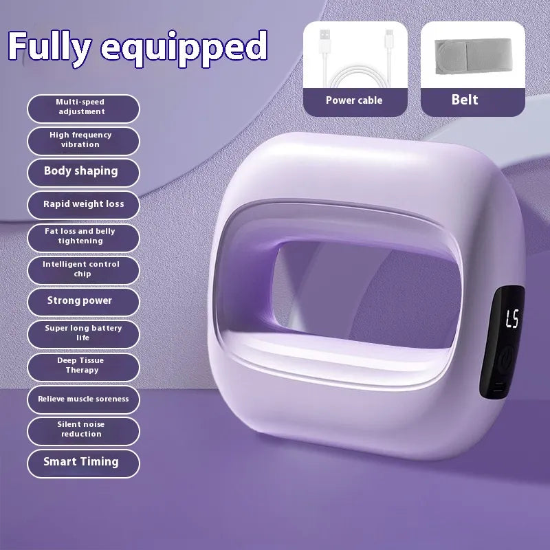 Faszien Massagegerät Ring | Freihändig mit Vibrationsmodi | USB-C Akku | Kompakt & Tragbar