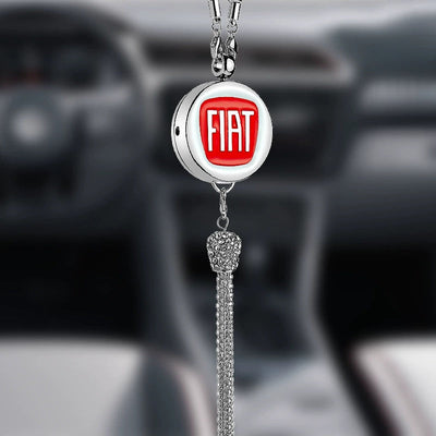 Auto-Logo Parfüm-Anhänger | Kristall & Zinklegierung | Funkelnde Dekoration & Geschenkidee