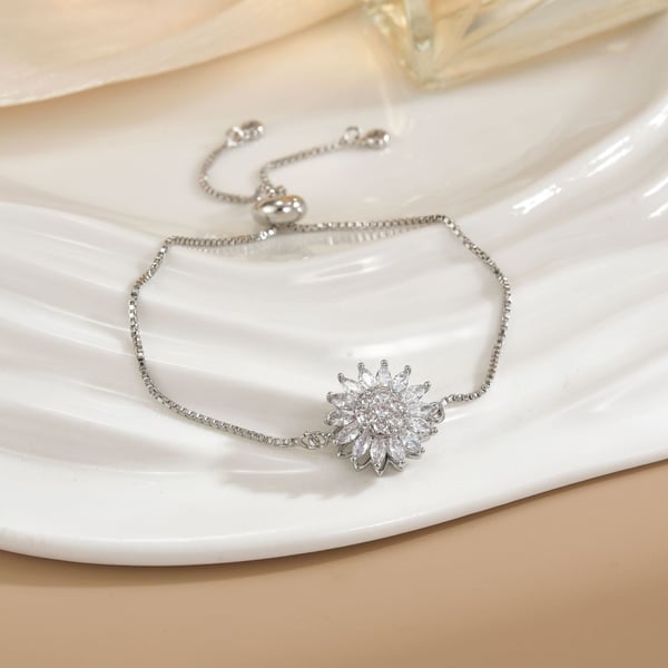 Sonnenblumen Armband | Farbwechselnder Stimmungsstein | Symbol für Freude, Stärke & positive Energie | Geschenkidee