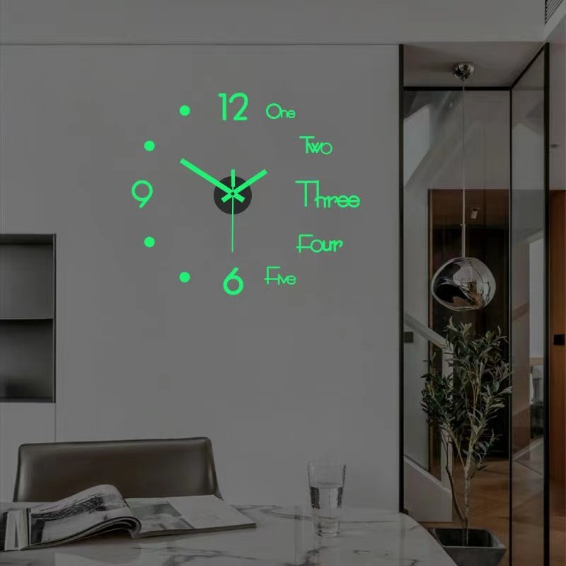 DIY Wanduhr bohrfrei | Geräuschloses Uhrwerk | Moderne Wanddeko