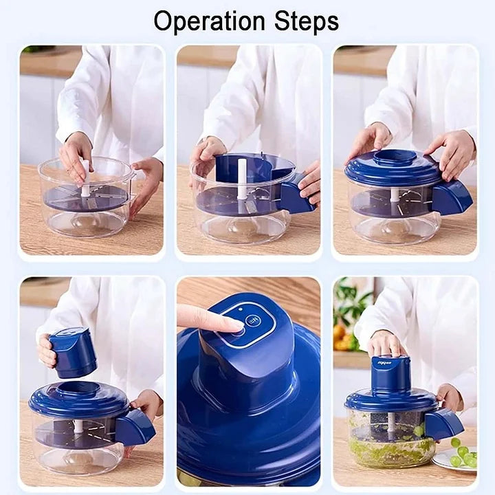 Automatischer Obstschäler | Wiederaufladbar | 50W Motor | Edelstahlklinge