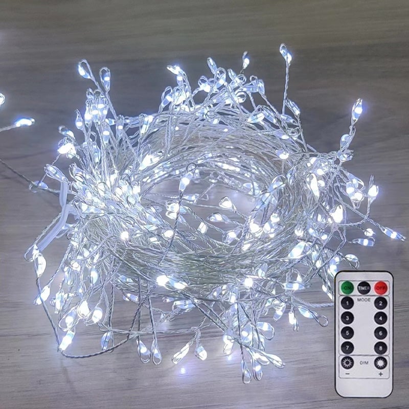 LED Kupferdraht Lichterkette | Flexibel, Formbar & Wasserdicht | Für Innen & Außen