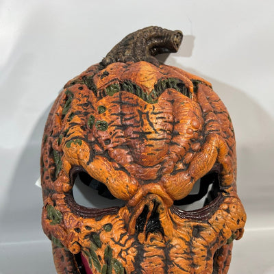 Halloween Kürbis Maske mit Anti-Bewegung | Dunkle Ernte Überkopfmaske | Beweglicher Mund & Gruseldesign | Komfortabel