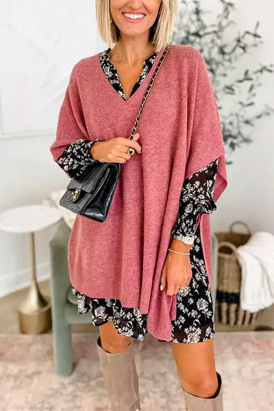 Brenda™ Vielseitiger Pullover im Poncho-Stil