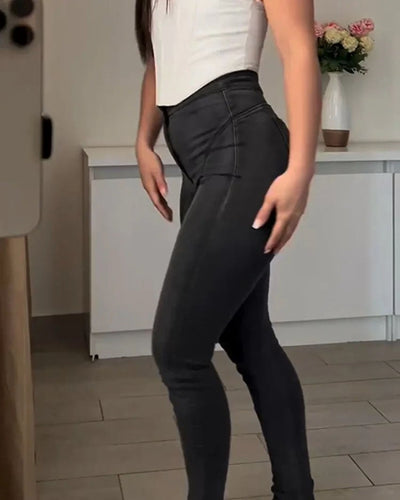 Damen Jeans | Hohe Taille Stretch | Leicht & Bequem | Figurbetonte Passform