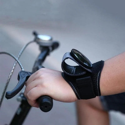 Fahrrad Handgelenk Rückspiegel | Weitwinkel Sicherheitsspiegel | Verstellbar & Abnehmbar