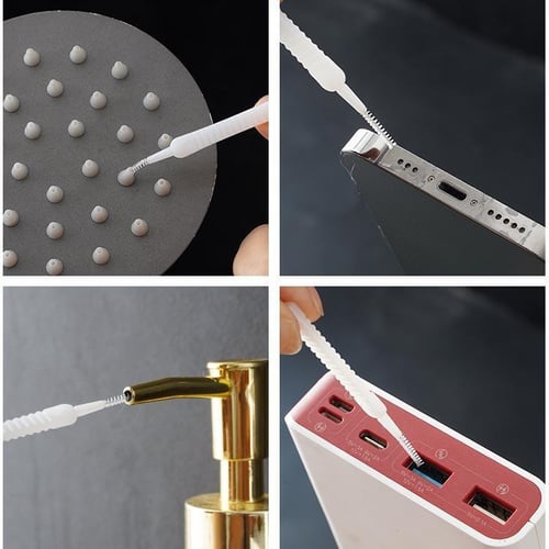 2+1 Gratis | Präzisions-Reinigungsbürsten Set |  Nylonborsten & Edelstahlspitzen | Für Fugen, Duschkopf & Ecken