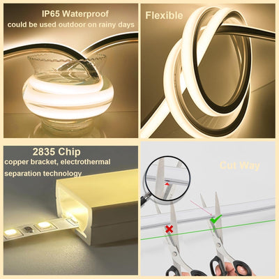 LED Lichtstreifen | Wasserdicht & flexibel | RGB Leuchtband mit Fernbedienung | Innen- und Außenbereich