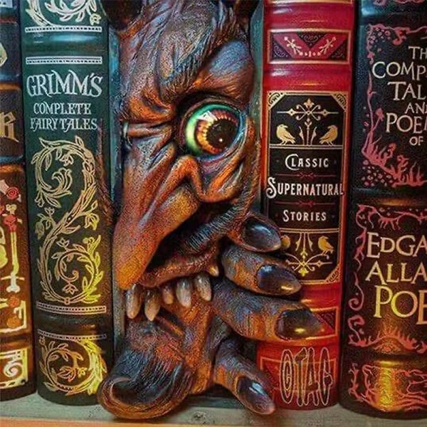 Bücherregaldekoration | Fantasy-Horror Werwolf | Bücherregaleinsatz & Blickfang