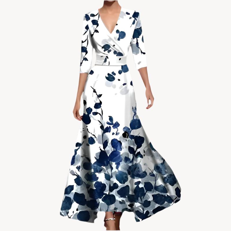 Alma | Elegantes Ärmel Design Damenkleid