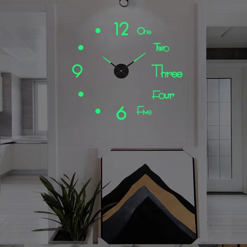 DIY Wanduhr bohrfrei | Geräuschloses Uhrwerk | Moderne Wanddeko