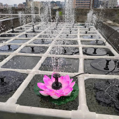 LotusGlanz™ Solarbetriebene Garten-Oase