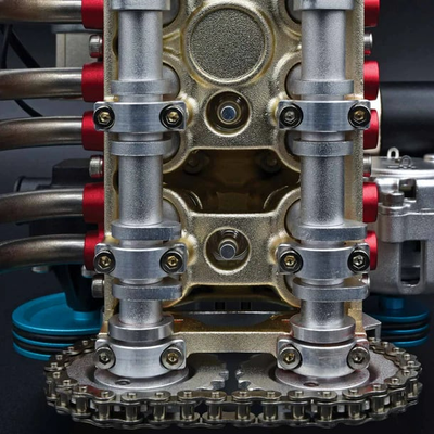 Auto Motor Modell Bausatz | 8-Zylinder | Sammlerstück aus Massivharz | Lern- & Dekoobjekt