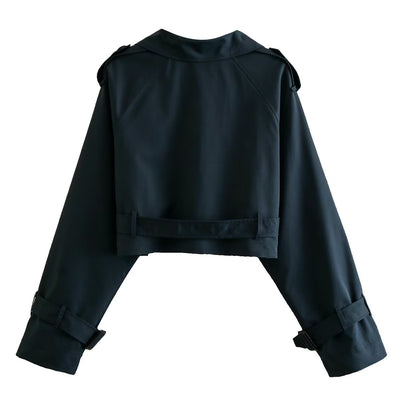 Yara - Stilvoller kurzer Trenchcoat