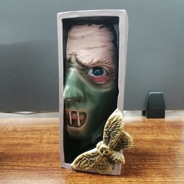 Bücherregaldekoration | Fantasy-Horror Werwolf | Bücherregaleinsatz & Blickfang