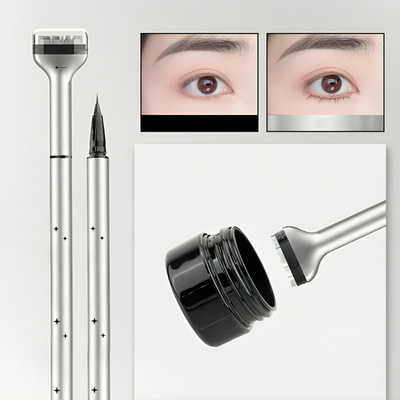 Make-up Stempel-Set | Präzises Augen-Make-up in Sekunden | Symmetrische Wimpernlinie | Natürliches Finish