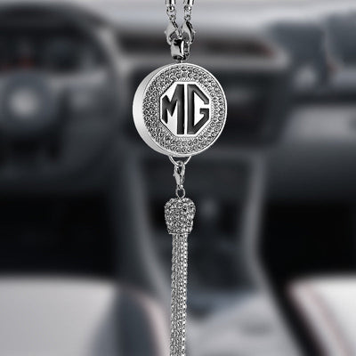 Auto-Logo Parfüm-Anhänger | Kristall & Zinklegierung | Funkelnde Dekoration & Geschenkidee
