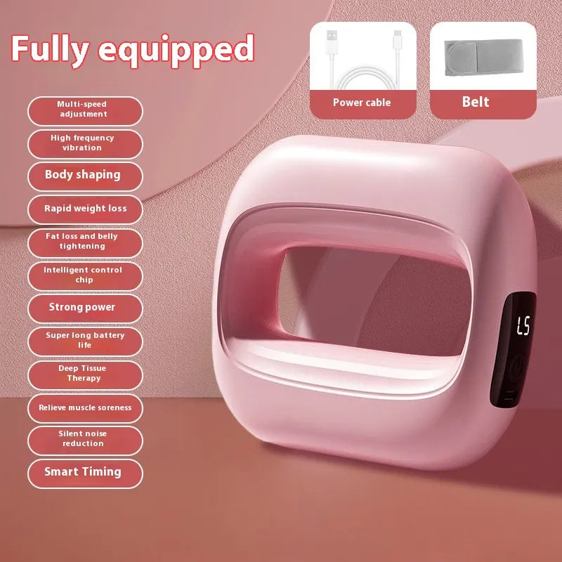 Faszien Massagegerät Ring | Freihändig mit Vibrationsmodi | USB-C Akku | Kompakt & Tragbar