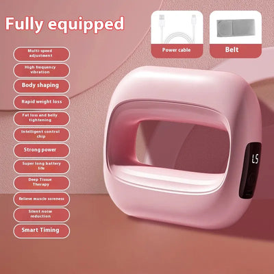 Faszien Massagegerät Ring | Freihändig mit Vibrationsmodi | USB-C Akku | Kompakt & Tragbar