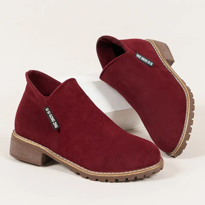 Damen Stiefeletten | Dicke Rutschfeste Sohle | Gepolsterte Innensohle | Alltag & Freizeit