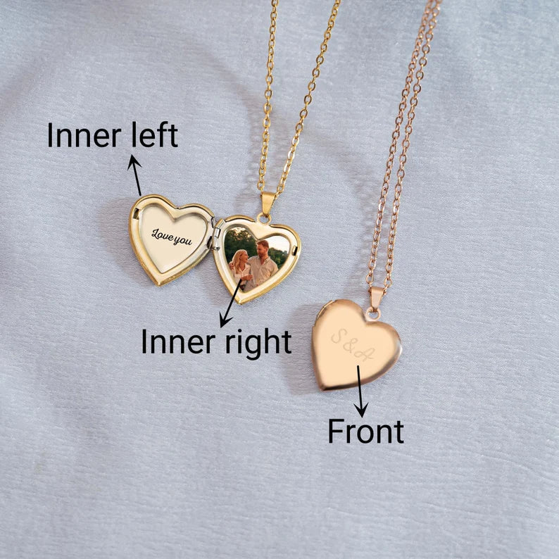 ErinnerungHerz™ Charm mit eingraviertem Sentiment