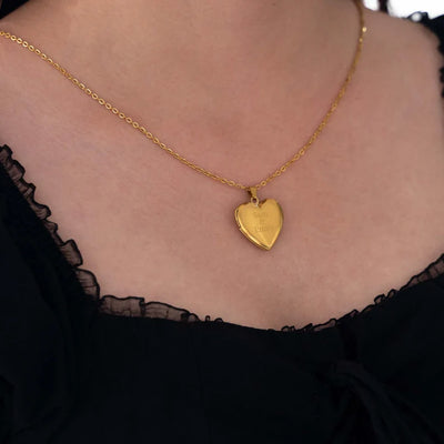 ErinnerungHerz™ Charm mit eingraviertem Sentiment