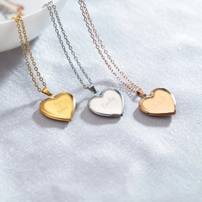 ErinnerungHerz™ Charm mit eingraviertem Sentiment