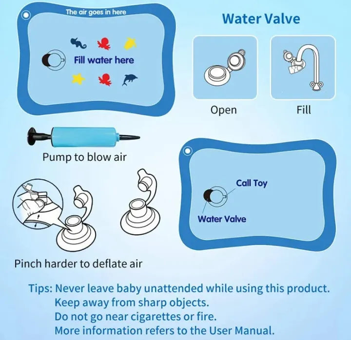 WasserWunder™ Sensorisches Aktivitätsspielkissen