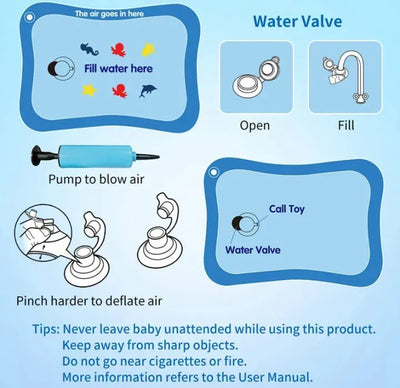 WasserWunder™ Sensorisches Aktivitätsspielkissen