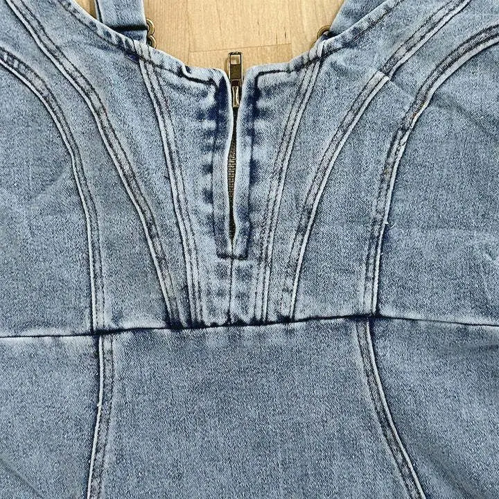 Savannah™ - Jeanskleid mit verstellbaren Trägern