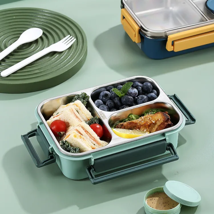 Isolierte Edelstahl-Lunchbox | Auslaufsicher & BPA-frei | Hält Speisen bis zu 6 h warm & 12 h frisch