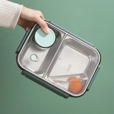Isolierte Edelstahl-Lunchbox | Auslaufsicher & BPA-frei | Hält Speisen bis zu 6 h warm & 12 h frisch