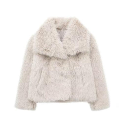 Charlotte - Luxus Plüsch Winterjacke