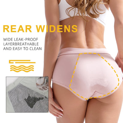 Damen Hoch geschnitten Slip auslaufsicher | Wiederverwendbare Perioden- & Inkontinenzunterwäsche | Atmungsaktiv & geruchshemmend