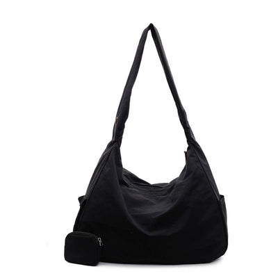 Damen Umhängetasche | Große Umhängetasche mit Außentasche | Lässig & Modisch | Hobo Tasche