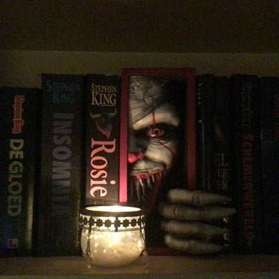 Bücherregaldekoration | Fantasy-Horror Werwolf | Bücherregaleinsatz & Blickfang